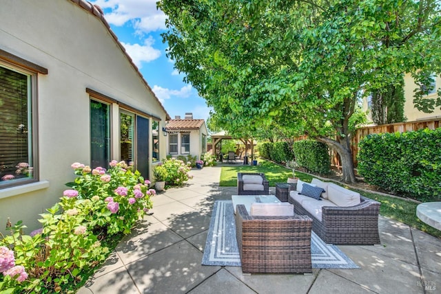 2986 Pebble Beach Cir, Fairfield, CA 94534 - view of patio / terrace featuring outdoor lounge area