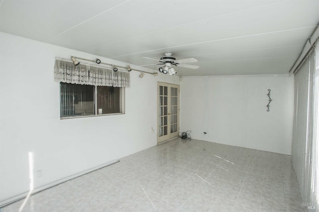 1205 Rosebriar Way, San Jose, CA 95131 - empty room featuring ceiling fan and tile patterned floors