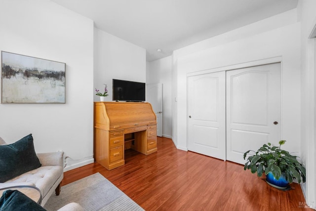 2832 Parkview Ter, Fairfield, CA 94534 - home office featuring wood finished floors and baseboards
