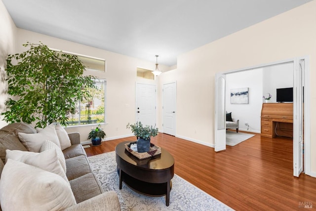 2832 Parkview Ter, Fairfield, CA 94534 - living area with wood finished floors and baseboards