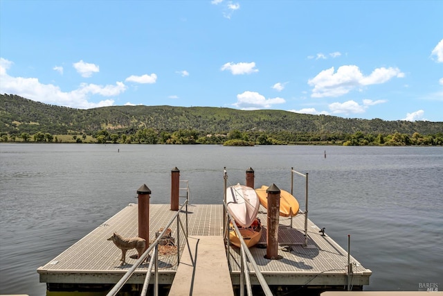 13201 Keys Blvd, Clearlake Oaks, CA 95423 - dock area featuring a forest view and a water view