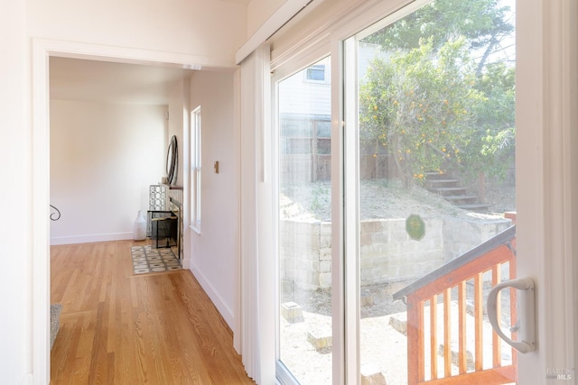 7 Fairview Ave, Vallejo, CA 94590 - hall with light wood-type flooring and baseboards