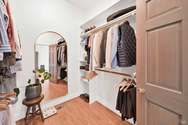 9 Spring Meadows Rd, Mccloud, CA 96507 - walk in closet featuring light wood-type flooring