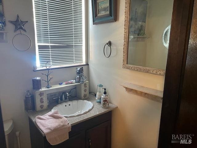 13238 Ebbtide Vlg, Clearlake Oaks, CA 95423 - bathroom with vanity and toilet