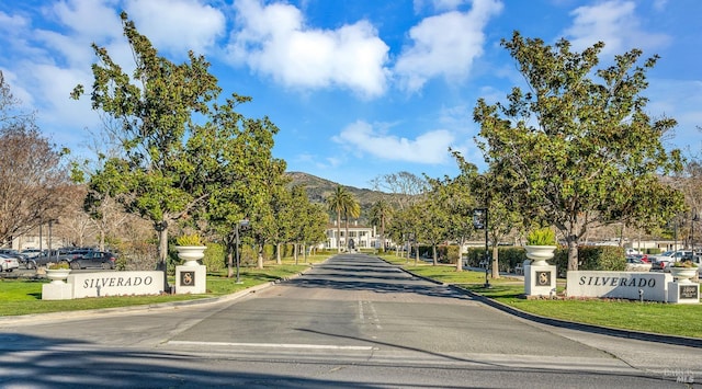 848 Acorn Way, Napa, CA 94558 - view of asphalt road featuring curbs and a mountain view