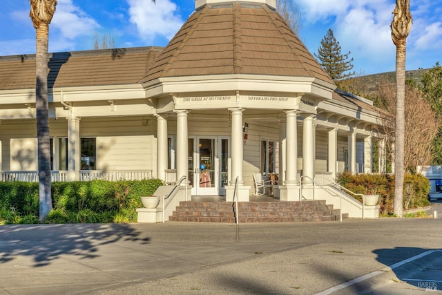 848 Acorn Way, Napa, CA 94558 - view of front facade with a porch and a tile roof