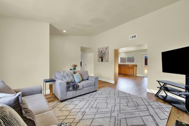 201 Pamela Ct, Vallejo, CA 94589 - living area featuring wood finished floors and baseboards