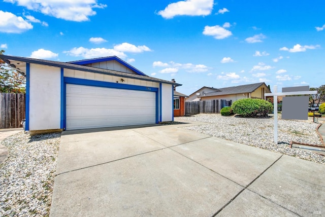 201 Pamela Ct, Vallejo, CA 94589 - view of front facade with concrete driveway and an attached garage