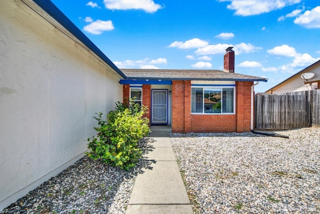 201 Pamela Ct, Vallejo, CA 94589 - entrance to property featuring a chimney and brick siding
