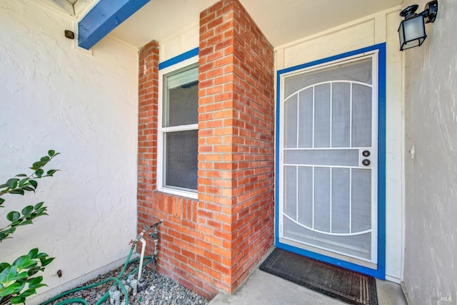 201 Pamela Ct, Vallejo, CA 94589 - doorway to property with brick siding