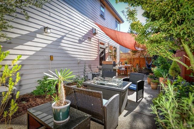 1617 Pear Tree Ln, Napa, CA 94558 - fenced backyard with outdoor dining space, a patio area, and area for grilling