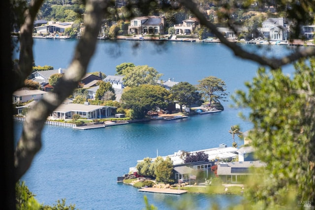 11 Crest Rd, Belvedere, CA 94920 - water view with nearby suburban area