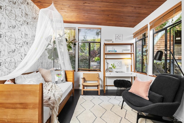 11 Crest Rd, Belvedere, CA 94920 - living area with wood ceiling and lofted ceiling