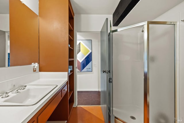 11 Crest Rd, Belvedere, CA 94920 - full bathroom with vanity and a stall shower