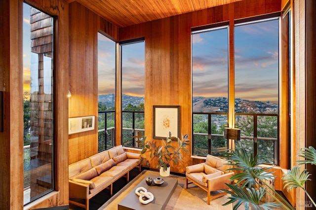 11 Crest Rd, Belvedere, CA 94920 - sunroom with a mountain view