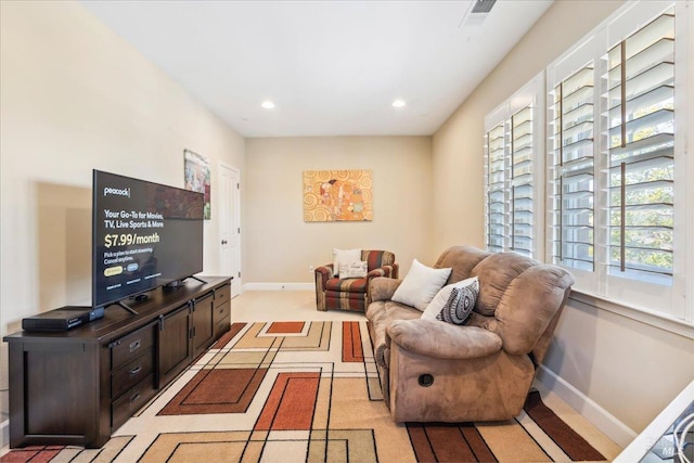 428 Lloyd Ct, Benicia, CA 94510 - living room featuring baseboards and recessed lighting