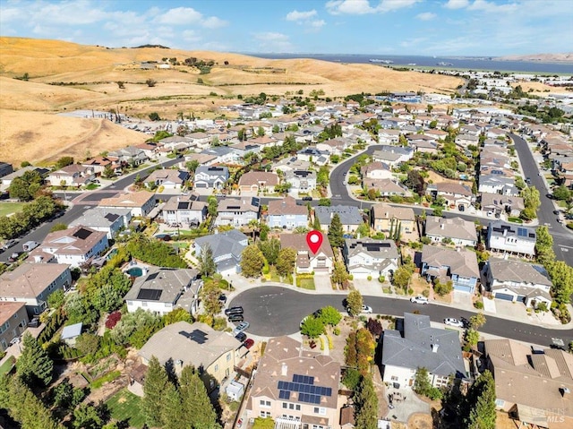 428 Lloyd Ct, Benicia, CA 94510 - aerial overview of property's location with nearby suburban area