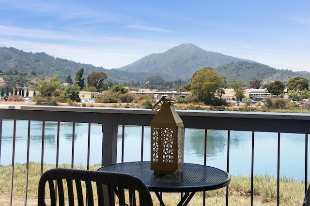 100 Lucky Dr Unit 109, Corte Madera, CA 94925 - balcony featuring a mountain view
