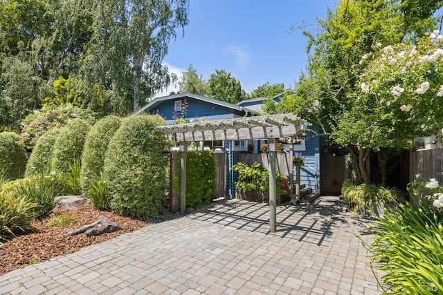 304 Laurel Way, Mill Valley, CA 94941 - view of patio with a pergola