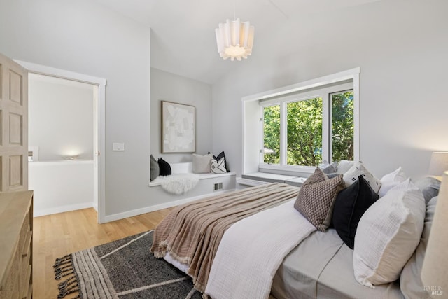 304 Laurel Way, Mill Valley, CA 94941 - bedroom with wood finished floors and lofted ceiling