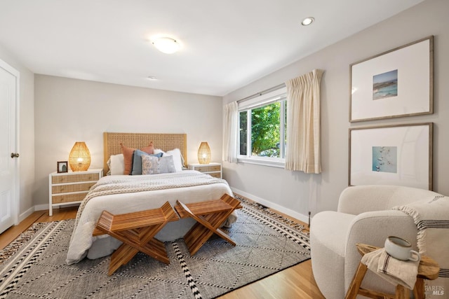 304 Laurel Way, Mill Valley, CA 94941 - bedroom featuring light wood-type flooring and recessed lighting