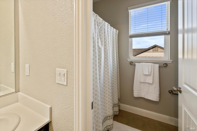 5340 Discovery Way, Fairfield, CA 94533 - bathroom featuring vanity, baseboards, and tile patterned floors