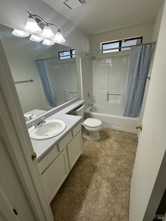143 Sea Crest Cir, Vallejo, CA 94590 - bathroom featuring toilet, shower / bath combo, and vanity