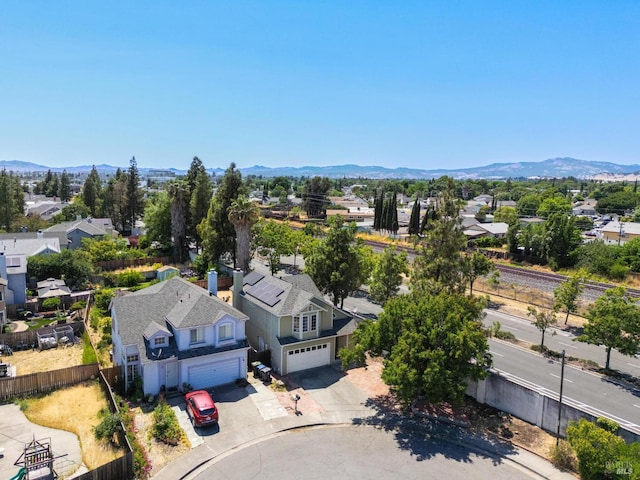 404 Mellowood Ct, Suisun City, CA 94585 - aerial perspective of suburban area featuring mountains