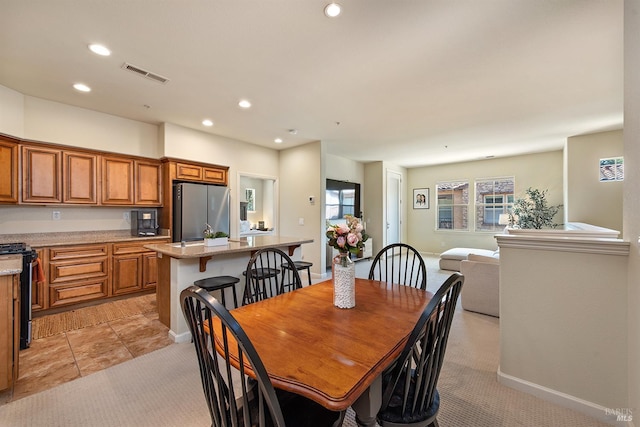 180 Healdsburg Ave Unit B, Cloverdale, CA 95425 - dining room with recessed lighting and baseboards
