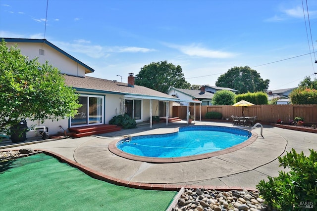 8567 Davona Dr, Dublin, CA 94568 - view of swimming pool featuring a patio