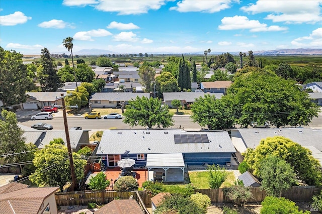 216 Walnut St, Suisun City, CA 94585 - aerial view of residential area with a mountainous background