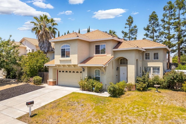 2131 Hailstone Way, Antioch, CA 94509 - mediterranean / spanish-style house with a tiled roof, stucco siding, driveway, and an attached garage