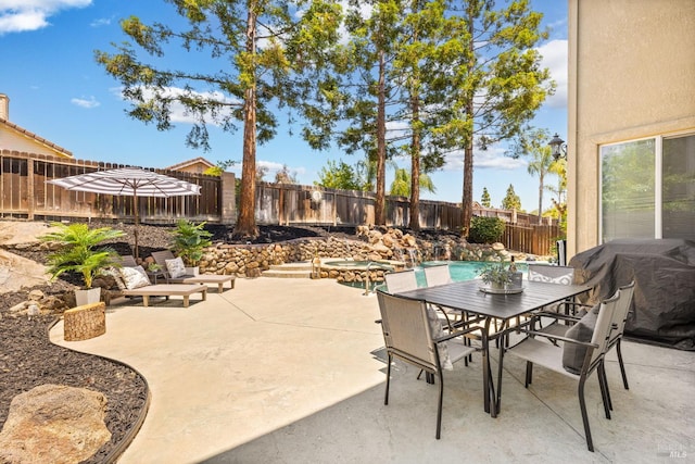 2131 Hailstone Way, Antioch, CA 94509 - fenced backyard featuring outdoor dining area and a patio