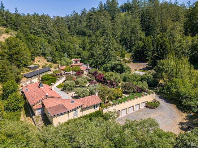 11018 Moonshine Rd, Sebastopol, CA 95472 - view from above of property featuring a heavily wooded area