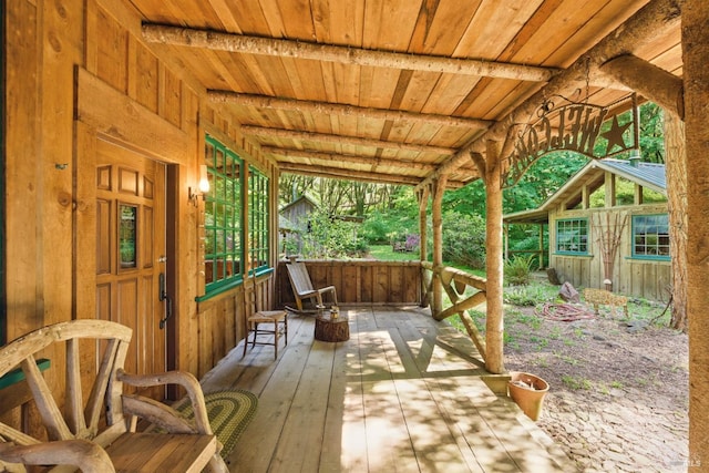 11018 Moonshine Rd, Sebastopol, CA 95472 - view of deck