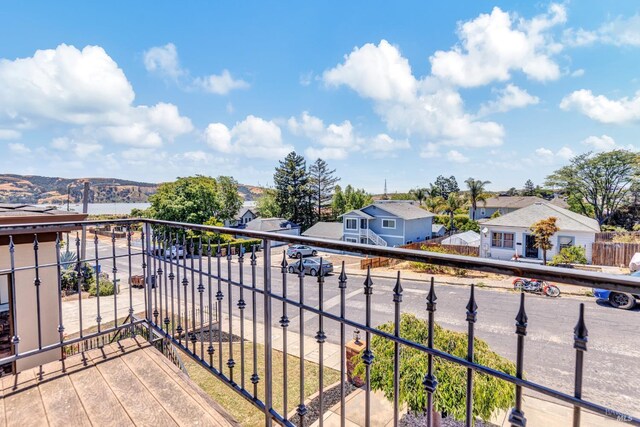 1130 W 9th St, Benicia, CA 94510 - balcony with a residential view