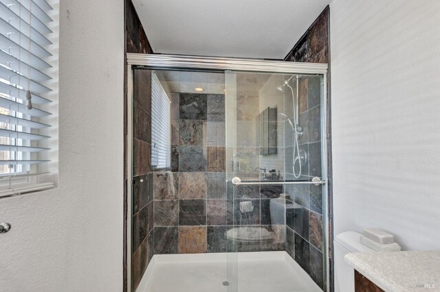 1130 W 9th St, Benicia, CA 94510 - full bathroom with vanity and a stall shower