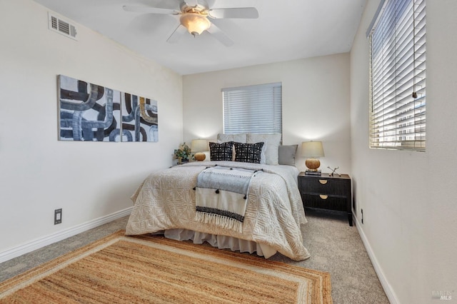 1130 W 9th St, Benicia, CA 94510 - bedroom with carpet and a ceiling fan