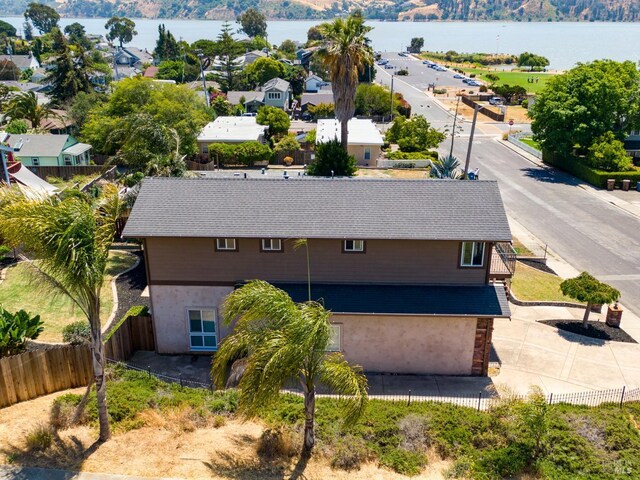 1130 W 9th St, Benicia, CA 94510 - view from above of property featuring a large body of water