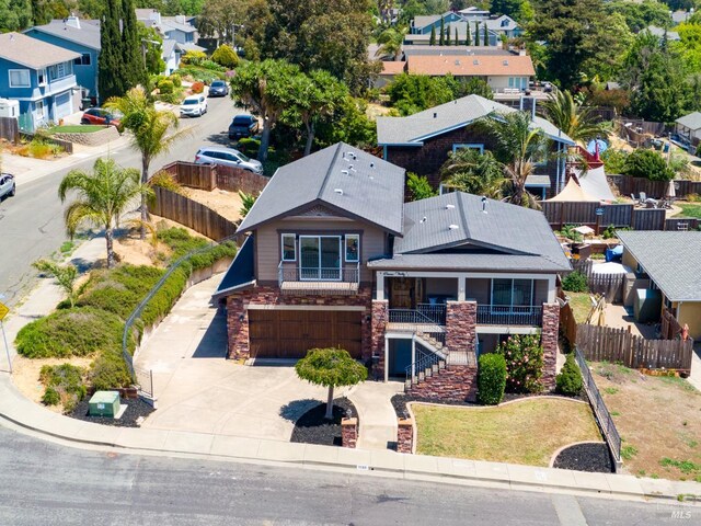 1130 W 9th St, Benicia, CA 94510 - aerial view of residential area