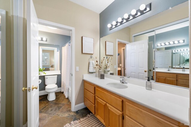 479 Jasper Ct, Benicia, CA 94510 - full bath with stone finish flooring and vanity