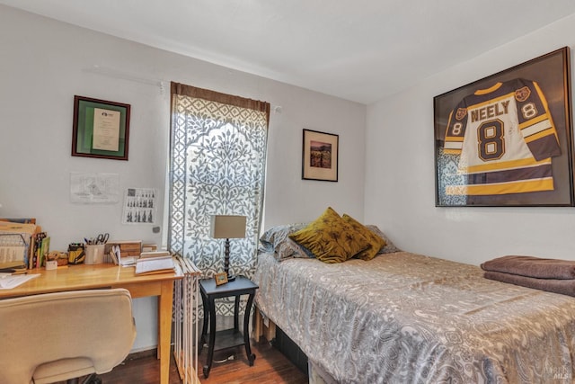 2720 Laurel St, Napa, CA 94558 - bedroom with wood finished floors and an office area