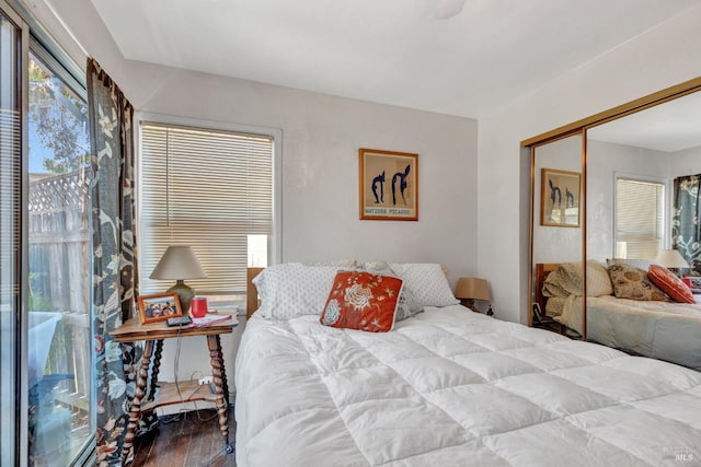 2720 Laurel St, Napa, CA 94558 - bedroom with wood finished floors and a closet