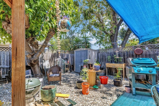 2720 Laurel St, Napa, CA 94558 - fenced backyard featuring a storage shed