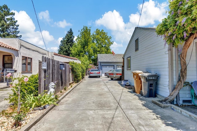 2720 Laurel St, Napa, CA 94558 - view of side of home with a garage