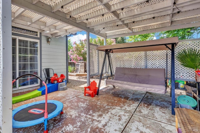 2720 Laurel St, Napa, CA 94558 - view of patio featuring a pergola