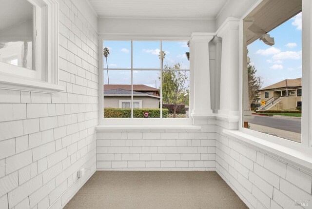 1763 2nd St, Napa, CA 94559 - view of unfurnished sunroom