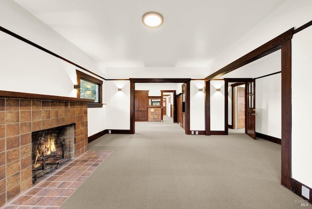 1763 2nd St, Napa, CA 94559 - hallway with carpet floors