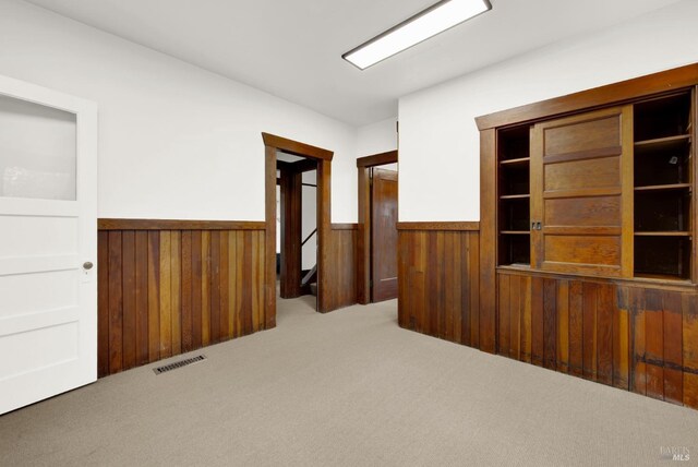 1763 2nd St, Napa, CA 94559 - carpeted spare room featuring wainscoting and wood walls