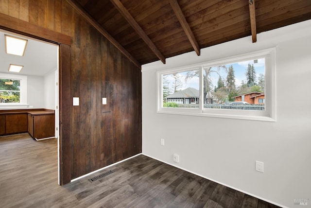 1763 2nd St, Napa, CA 94559 - unfurnished room featuring wooden ceiling and wood finished floors